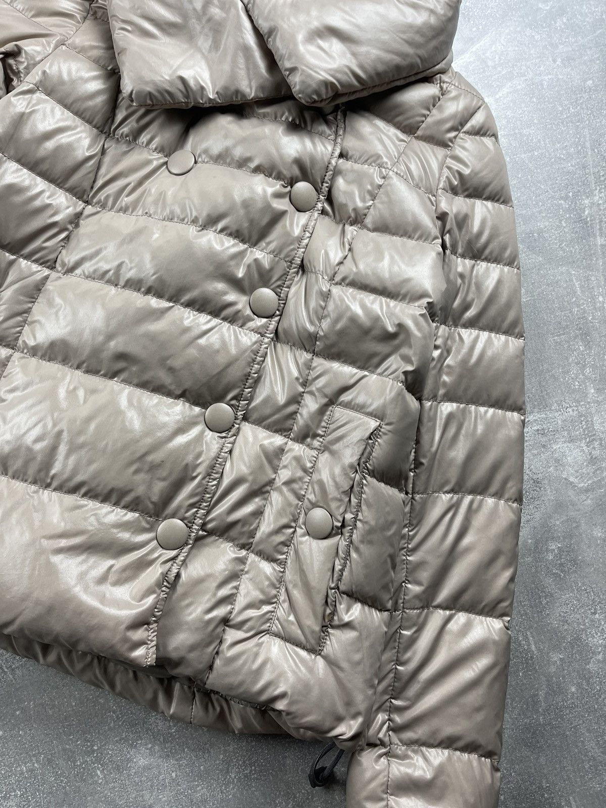 Duvetica Duvetica Lightweight Down Puffer Jacket Taupe Beige Size M / US 6-8 / IT 42-44 - 6 Thumbnail