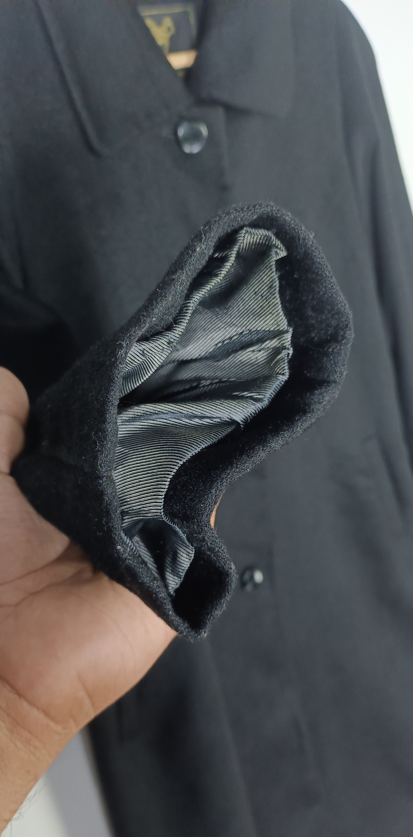 Japanese Brand Vintage 🔥 Cashmere Sagaj Mink Trench Coat Wool Jacket Size US L / EU 52-54 / 3 - 7 Thumbnail