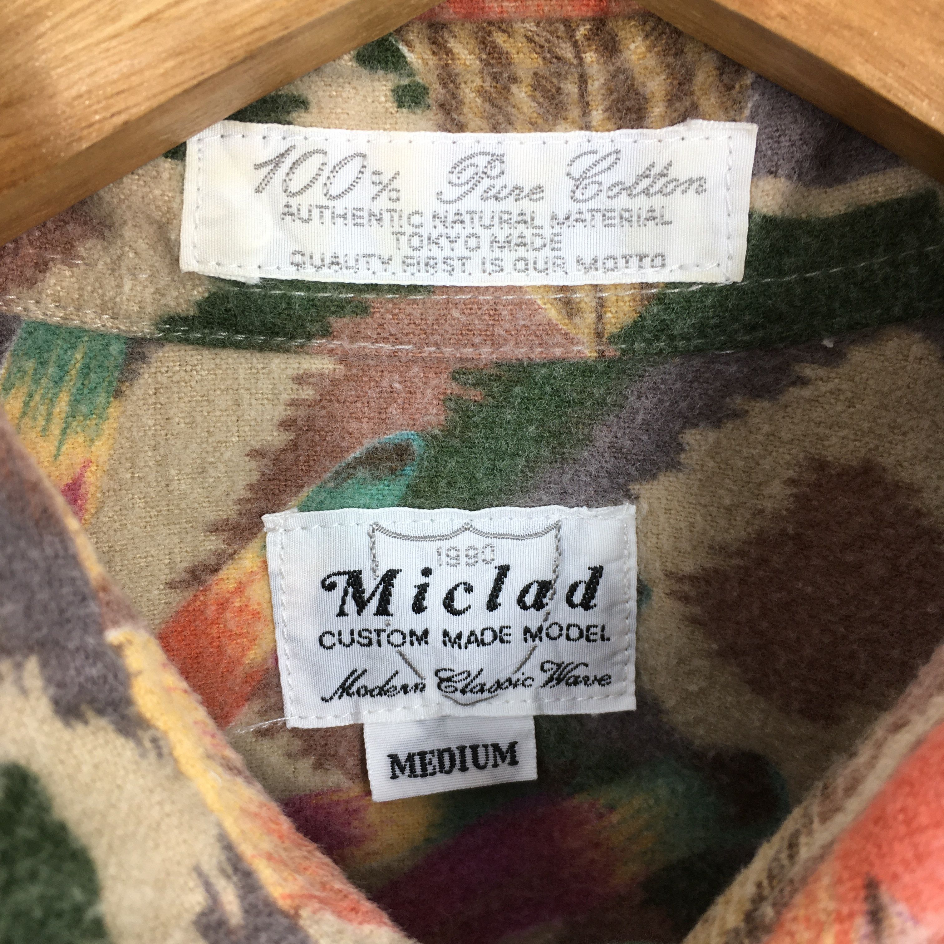 Vintage Vintage Psychedelic Men Casual Oxford Shirt Medium Size US M / EU 48-50 / 2 - 5 Thumbnail
