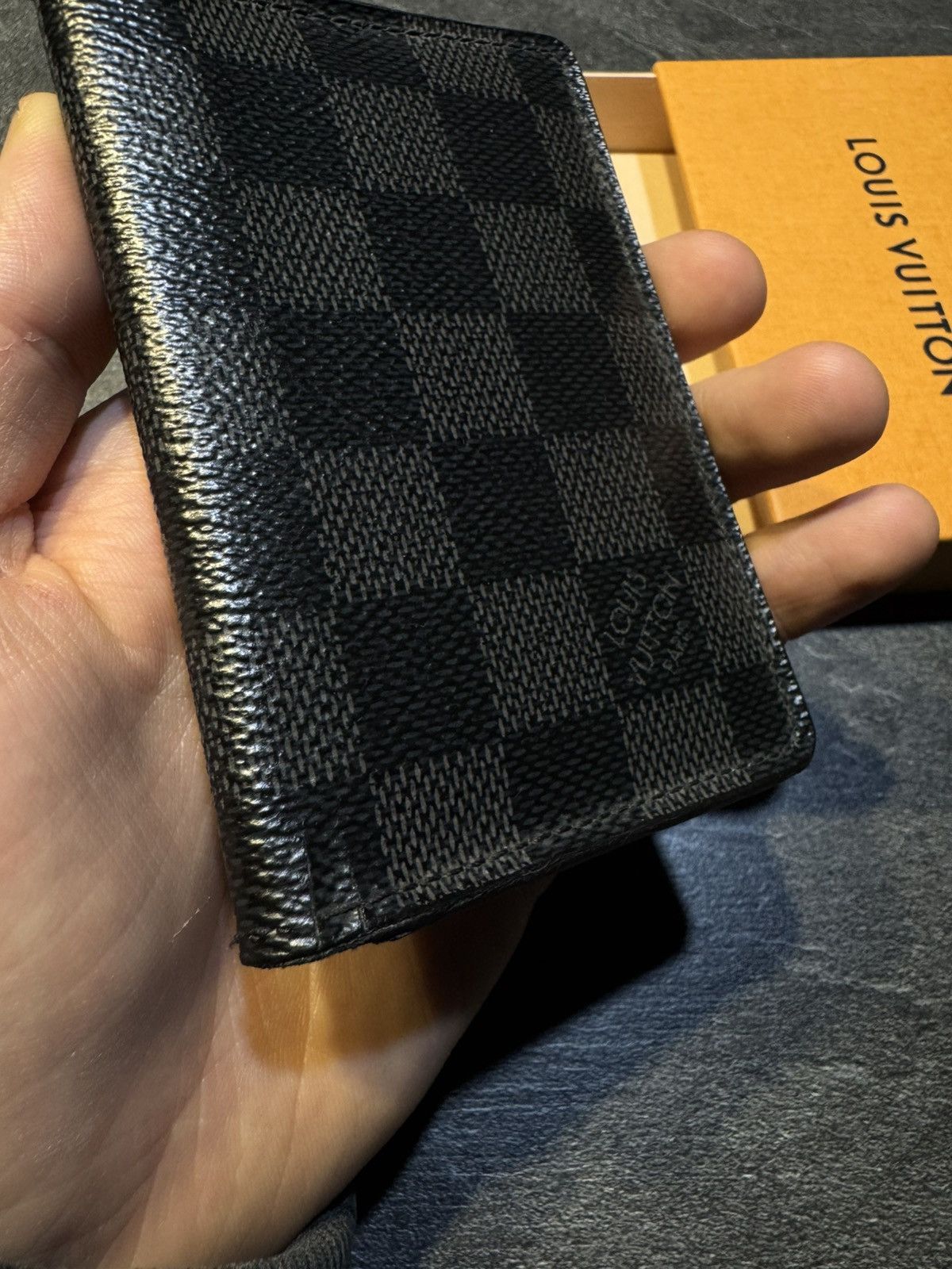 Designer × Leather × Louis Vuitton Louis Vuitton Pocket Organizer Daimer wallet Size ONE SIZE - 3 Thumbnail