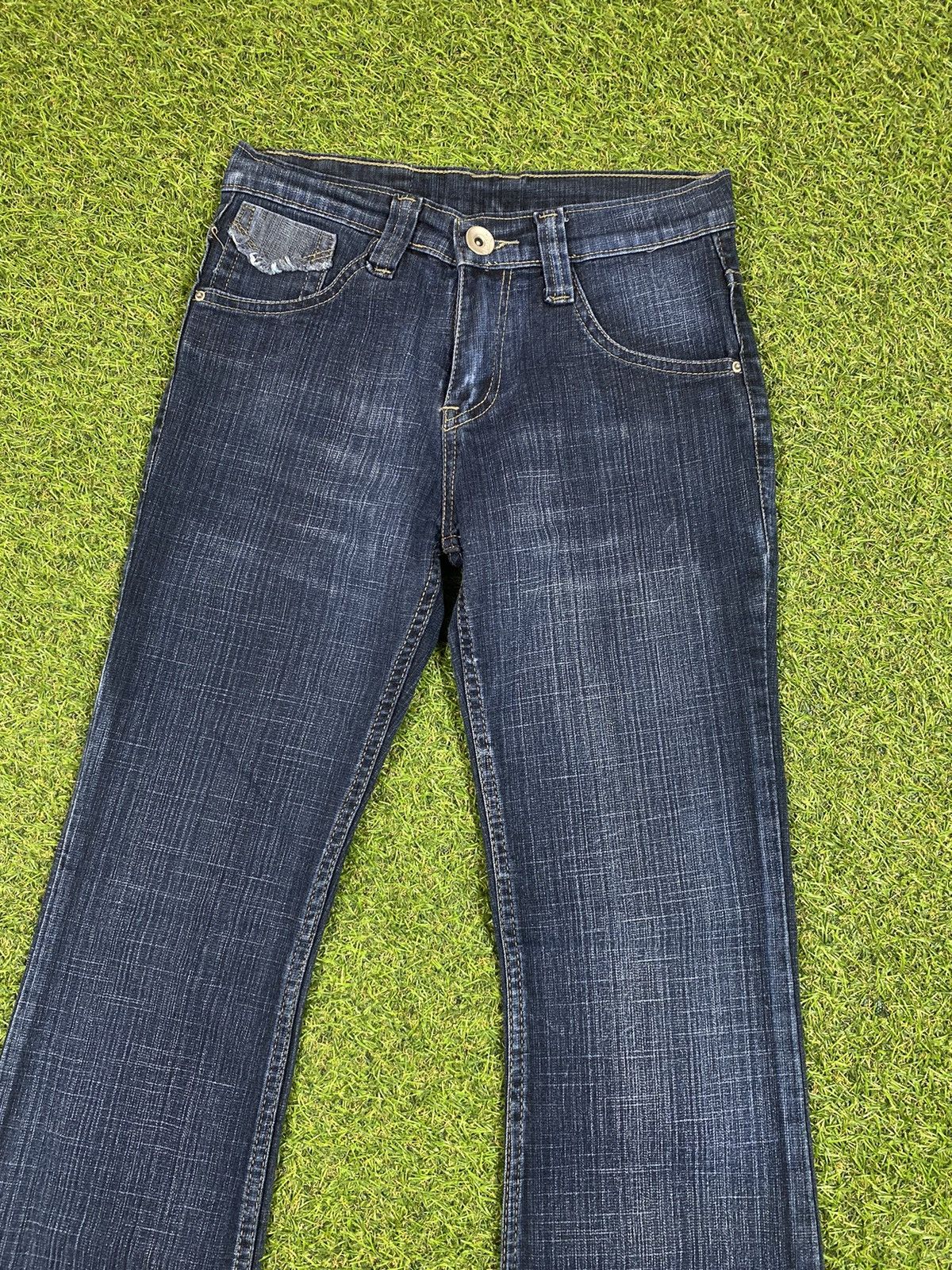 Japanese Brand × Vintage Vintage 90s Flare jeans denim streetwear style size 28 Size 28" / US 6 / IT 42 - 2 Thumbnail