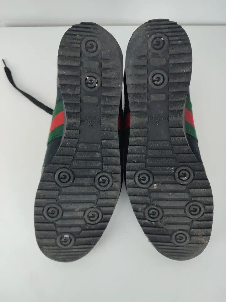 Gucci Gucci Leather Guccissima Strip Web Shoes Sneakers 28 cm Size US 10 / EU 43 - 16 Thumbnail