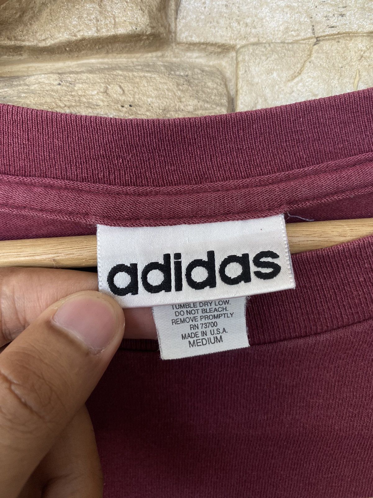 Vintage 90s Adidas Trefoil Big Logo Tees