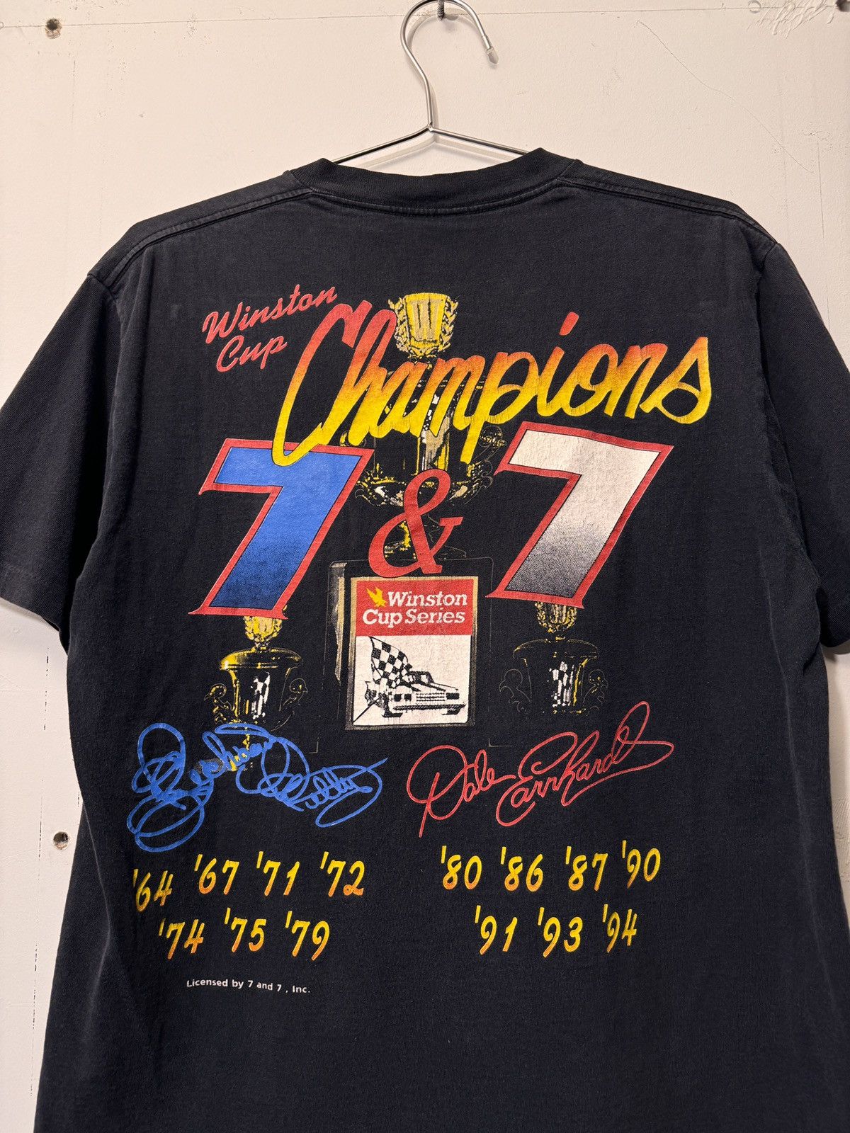 Vintage 90s Faded NASCAR Dale Earnhardt Shirt Thrashed ERD Grunge Size US L / EU 52-54 / 3 - 8 Thumbnail