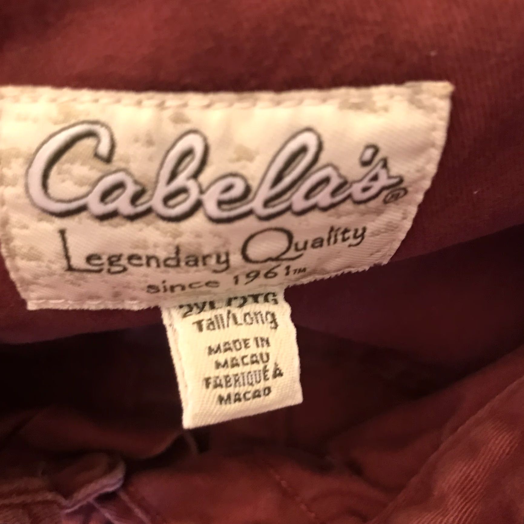 Vintage Cabela's Outdoor Heavy Button-Up Shirt Mens Long Sleeve Casual Red 2XL Size US XXL / EU 58 / 5 - 3 Thumbnail