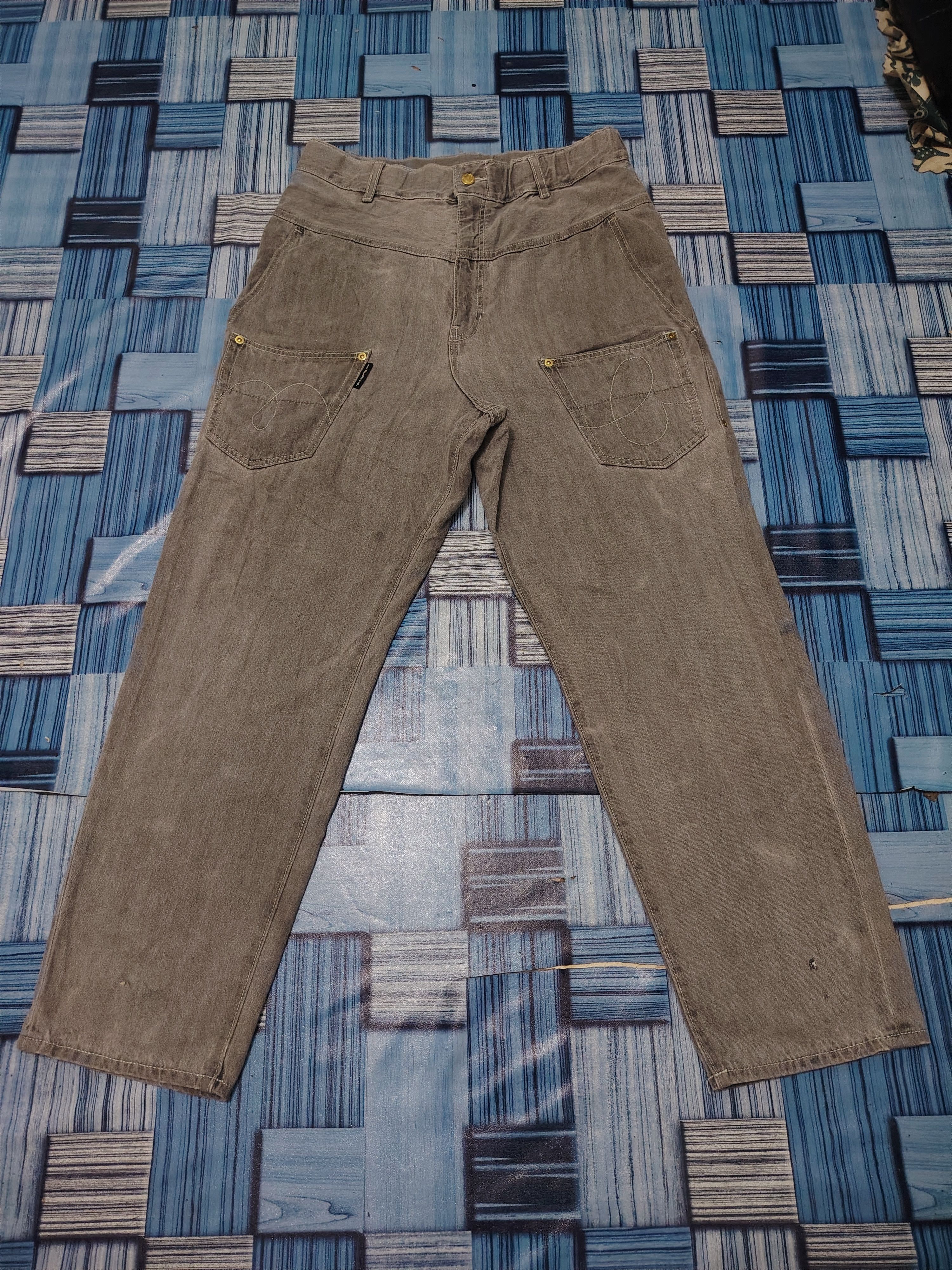 Issey Miyake Japanese mercibeaucoup baggy style distressed pants Size US 31 - 1 Thumbnail