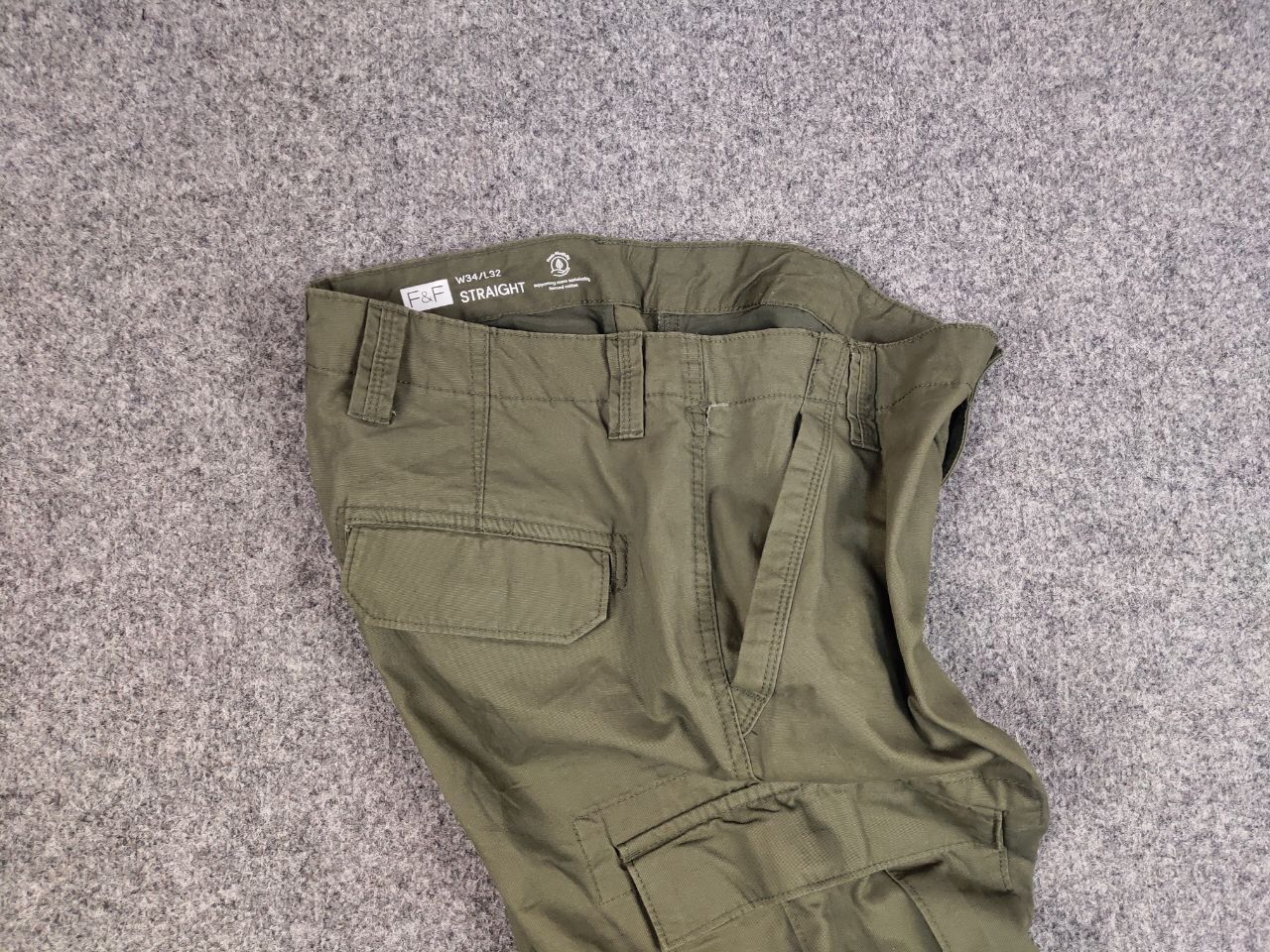 Japanese Brand Vintage Casual Japanese Style Green Cargo Straight Pants Size US 34 / EU 50 - 12 Thumbnail