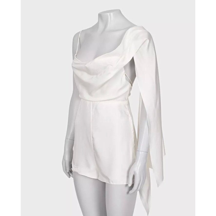 Dior Christian Dior White Open Back Jumpsuit - Size XS/34 Size 25" / US 0 / IT 36 - 2 Thumbnail