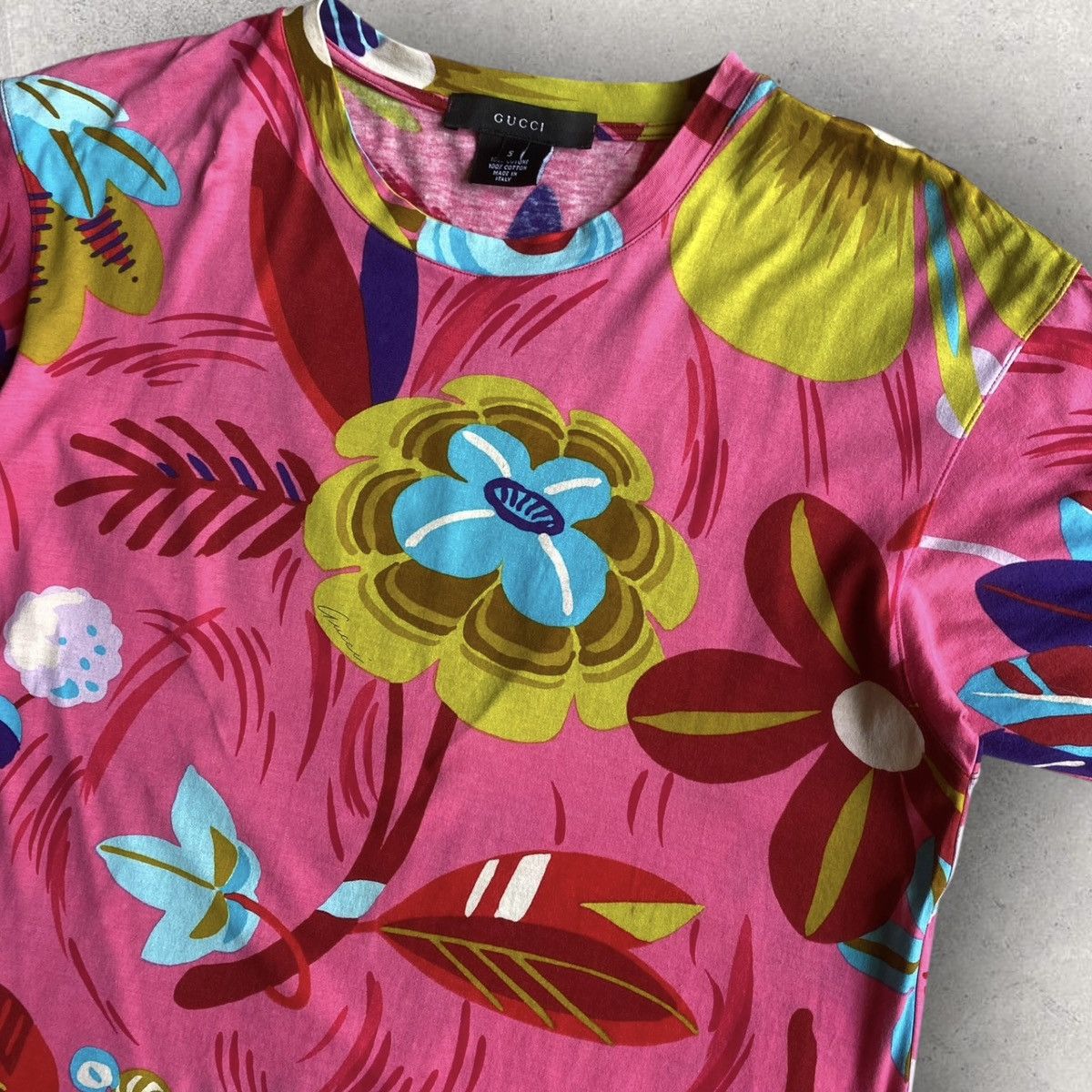 Gucci SS99 Floral T Shirt Size US S / EU 44-46 / 1 - 3 Thumbnail