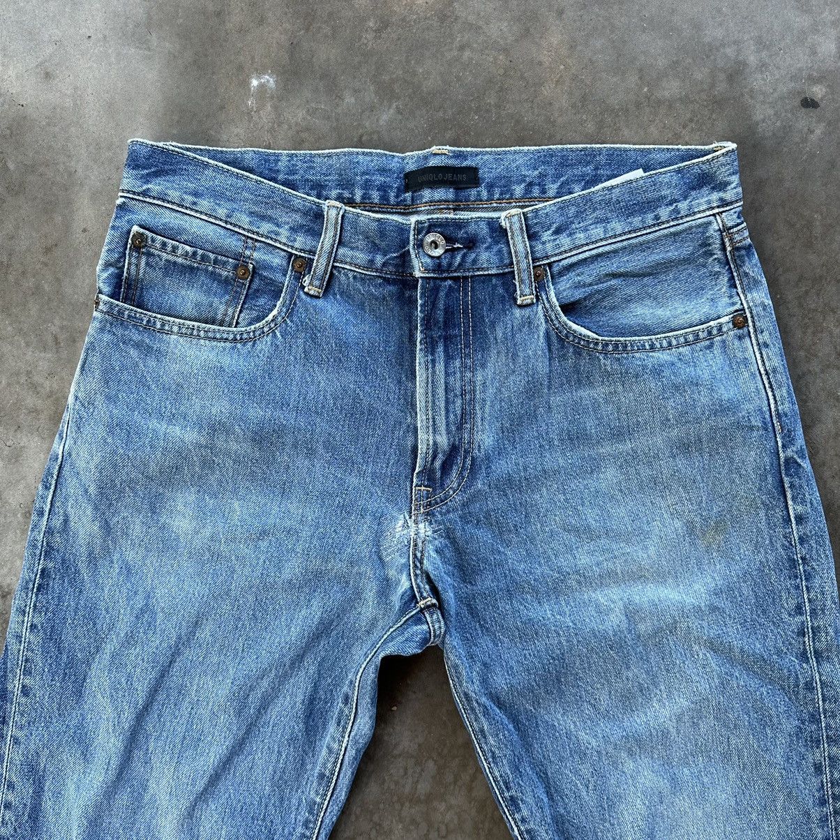Japanese Brand Vintage Japanese Distressed Faded Denim Jean Pant W34 Size US 34 / EU 50 - 3 Thumbnail