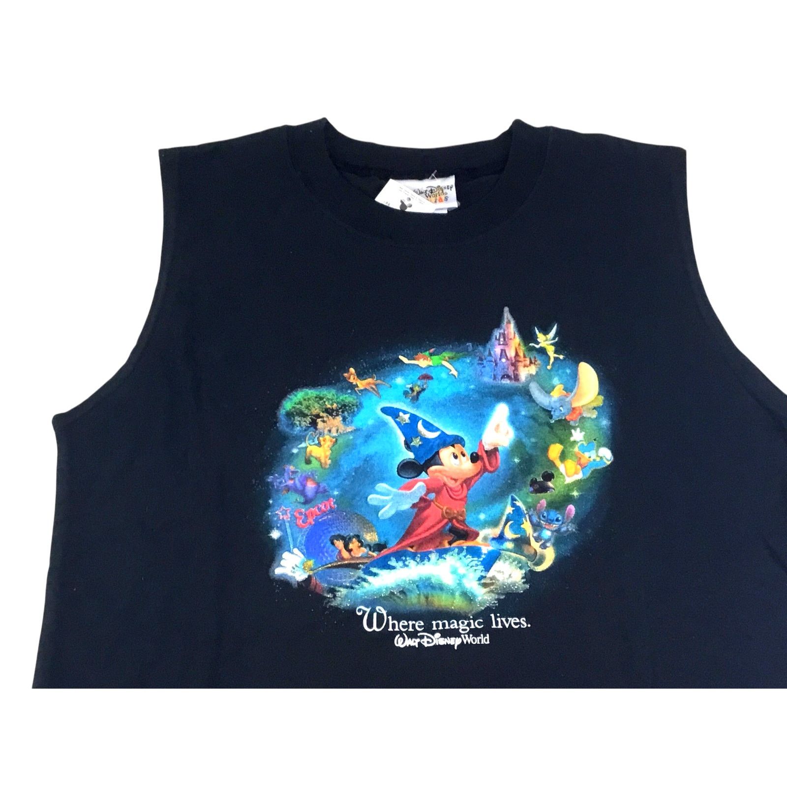 Disney Walt Disney World Kids Tank T-Shirt Magic Sorcerer New NWT L Size US L / EU 52-54 / 3 - 2 Thumbnail