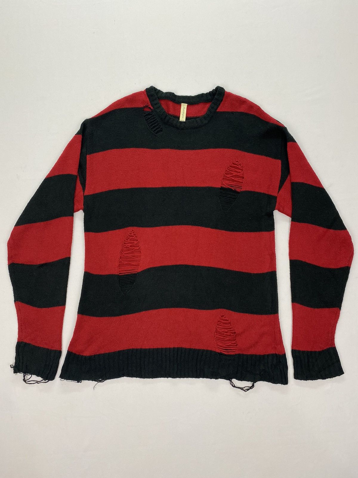Japanese Brand Modishgaze Distressed Knit Sweater Size US M / EU 48-50 / 2 - 2 Thumbnail