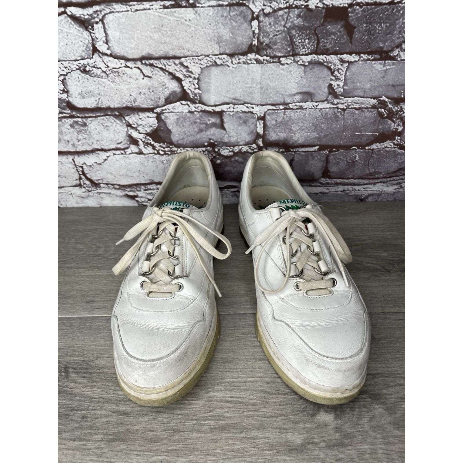 Mephisto Mephisto RunOff Air Bag System White Leather Lace Up Shoes W Size US 9 / IT 39 - 11 Thumbnail