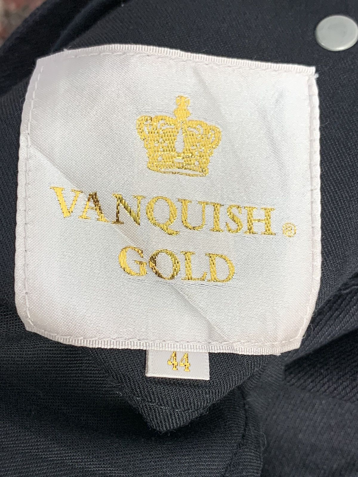 Vanquish Y2K 2000’s Vanquish Gold Japan Black Flare denim Size US 28 / EU 44 - 15 Thumbnail