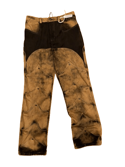 Other Brown and Black Cowboy Pants Size US 34 / EU 50 - 1 Thumbnail
