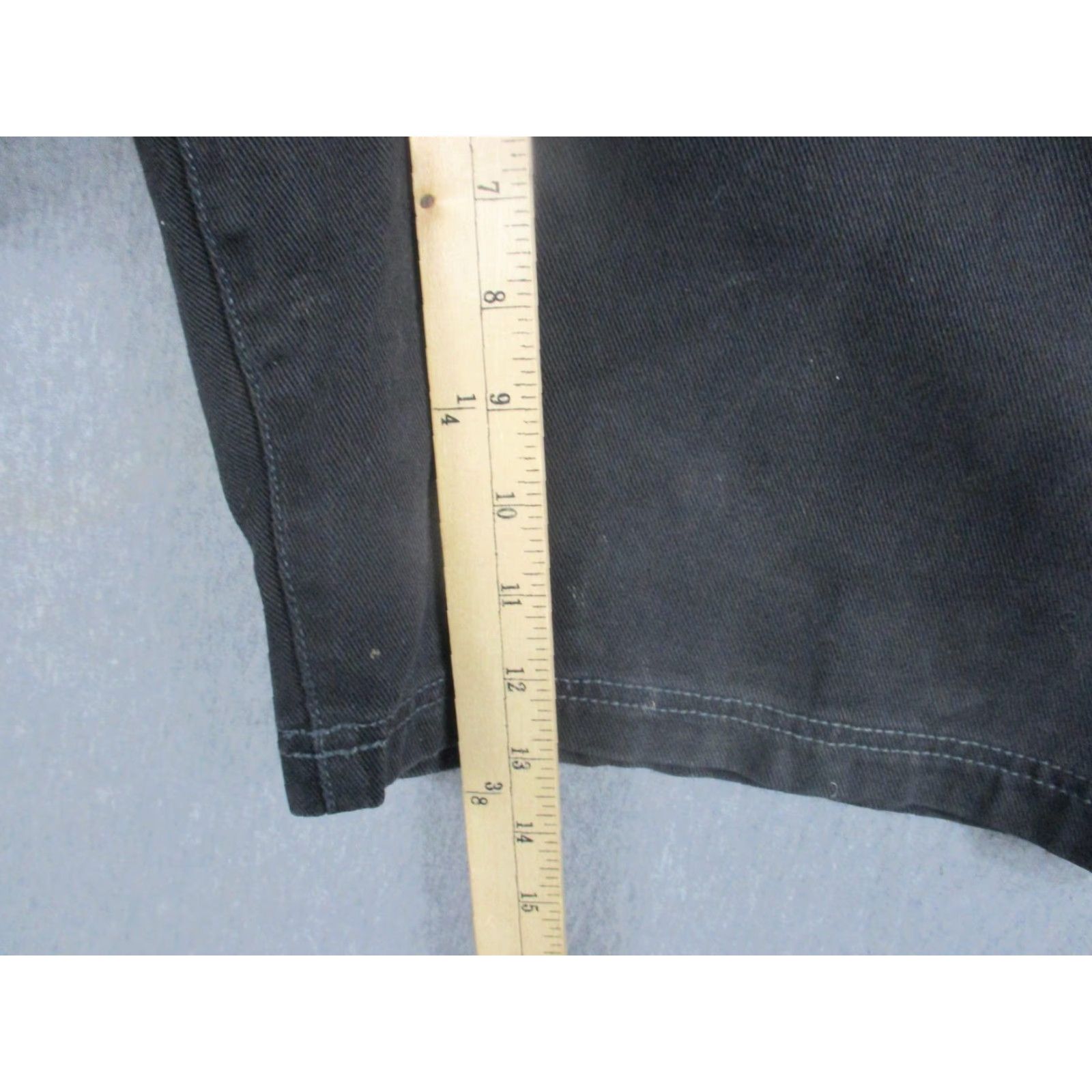 Vintage Paco Jean Company Cargo Shorts Mens 32 Black Denim Utility Pockets Cargo Shorts Mens Black Denim Workwear Relaxed Fit 12in Inseam Size US 32 / EU 48 - 5 Thumbnail