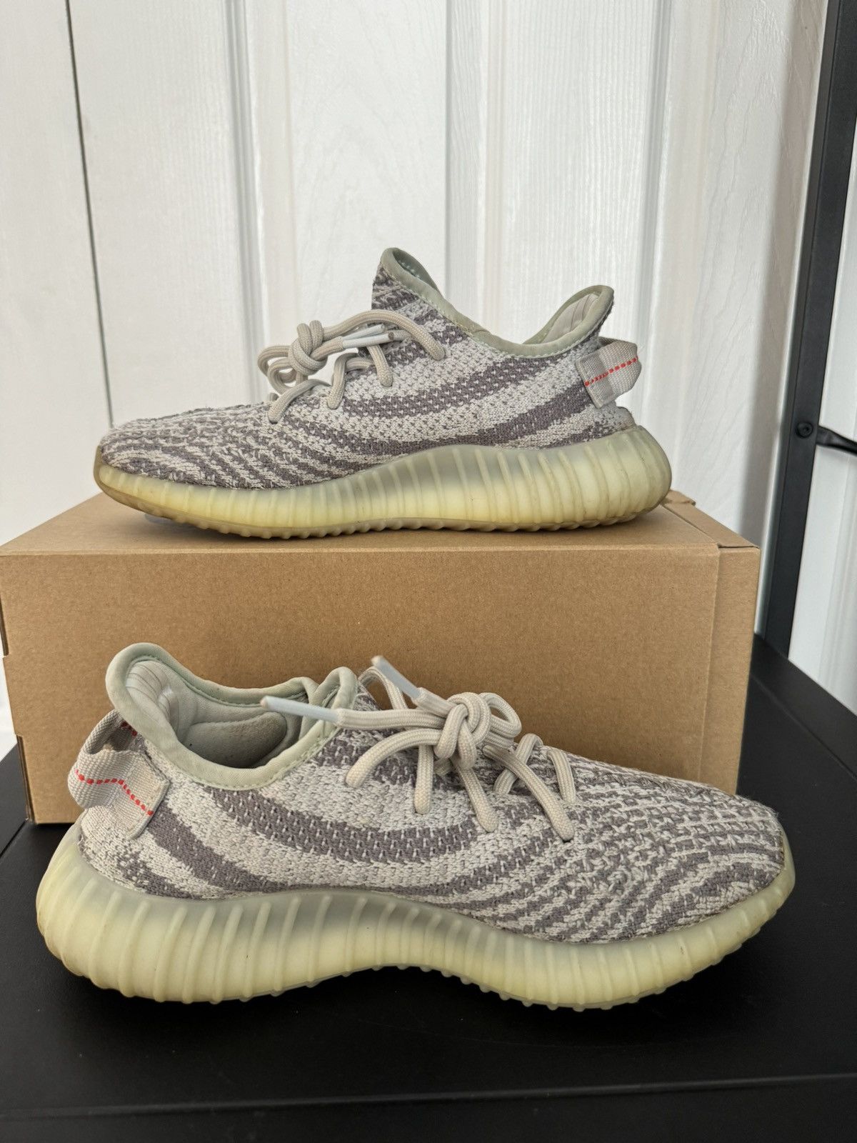 Adidas × Kanye West Yeezy 350 Blue Tint Size US 5 / EU 37 - 2 Thumbnail