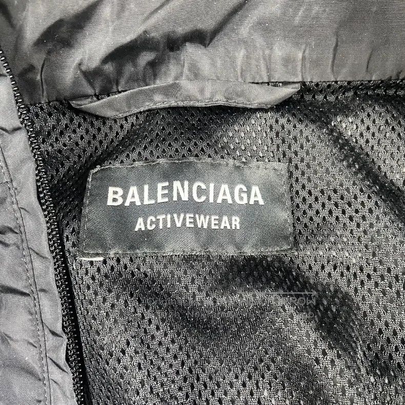 Balenciaga Double Zip Hooded Windbreaker Jacket