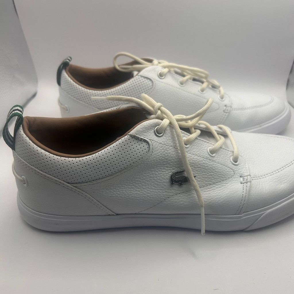 Lacoste Men's Lacoste Bayliss Sneakers White Green Size 9 Size US 9 / EU 42 - 3 Thumbnail