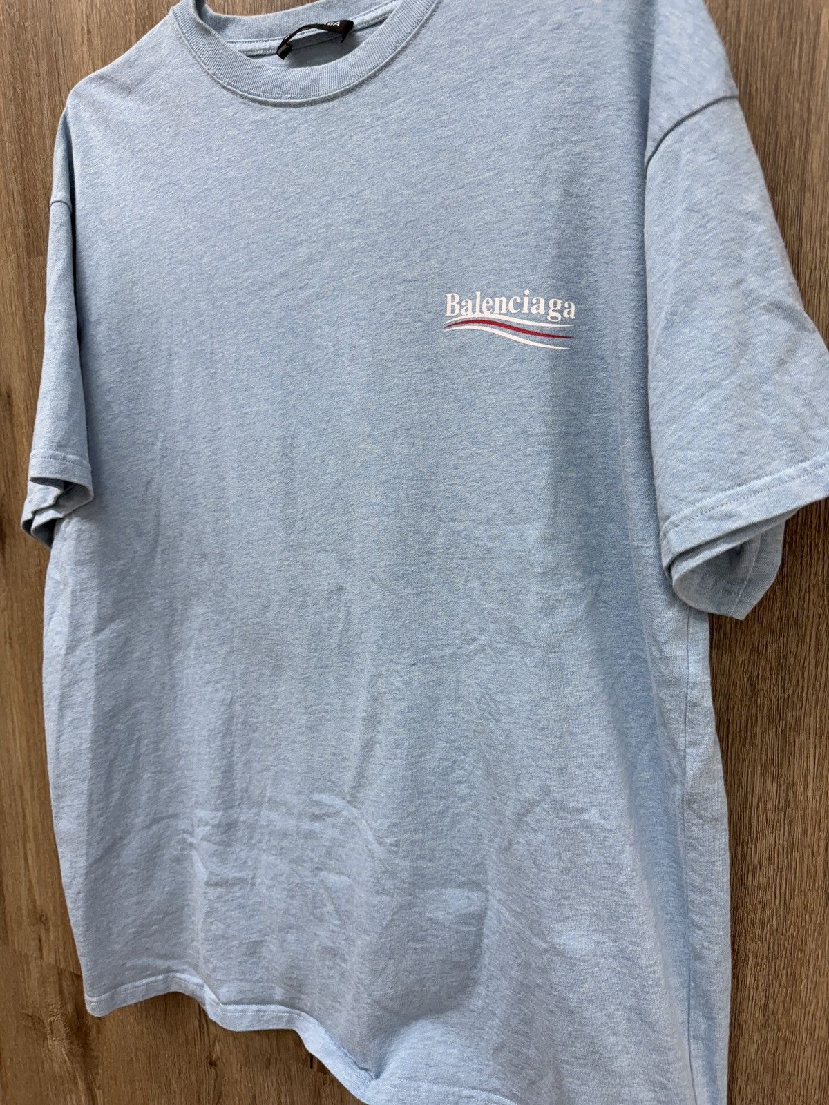 Balenciaga Balenciaga Blue Short Sleeve Size US S / EU 44-46 / 1 - 4 Thumbnail