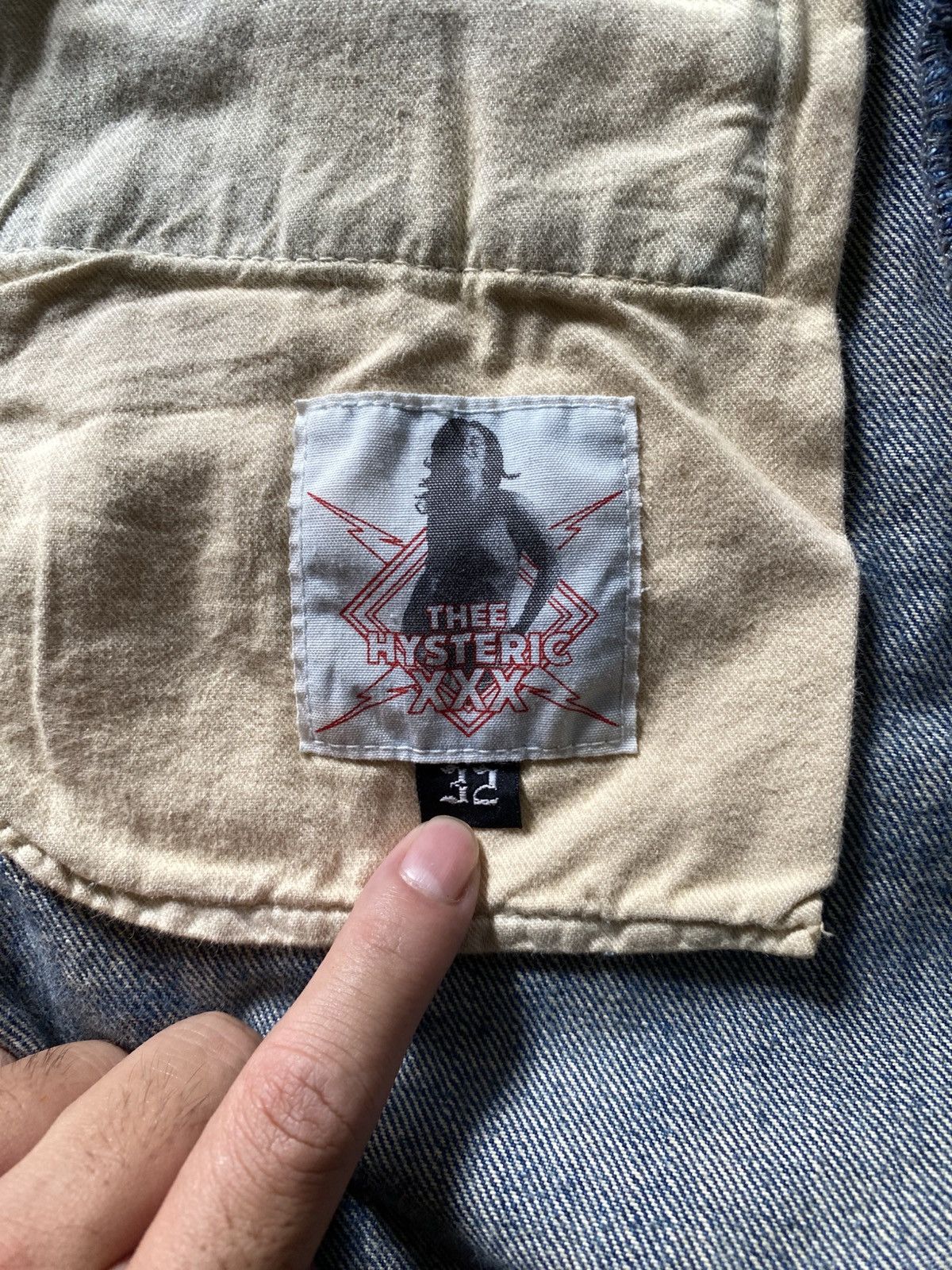 Hysteric Glamour Hysteric Glamour Destroy All Monsters Selvedge Distressed Size US 32 / EU 48 - 13 Thumbnail
