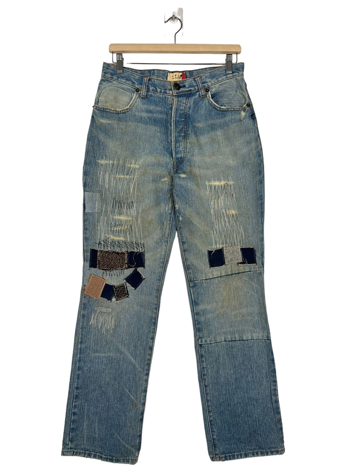 Hysteric Glamour × If Six Was Nine × Japanese Brand 🔥 T.T.U PATCHWORK DENIM Size US 30 / EU 46 - 1 Thumbnail
