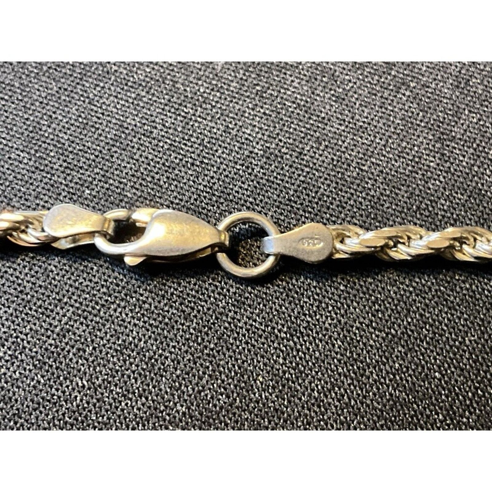 Other 925 Sterling Silver Mountain Scene with 18in Rope Chain Size ONE SIZE - 7 Thumbnail