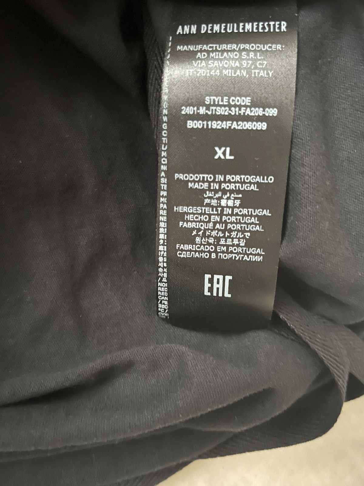 Ann Demeulemeester ann demeulemeester eclipse print TShirts Size US L / EU 52-54 / 3 - 5 Thumbnail