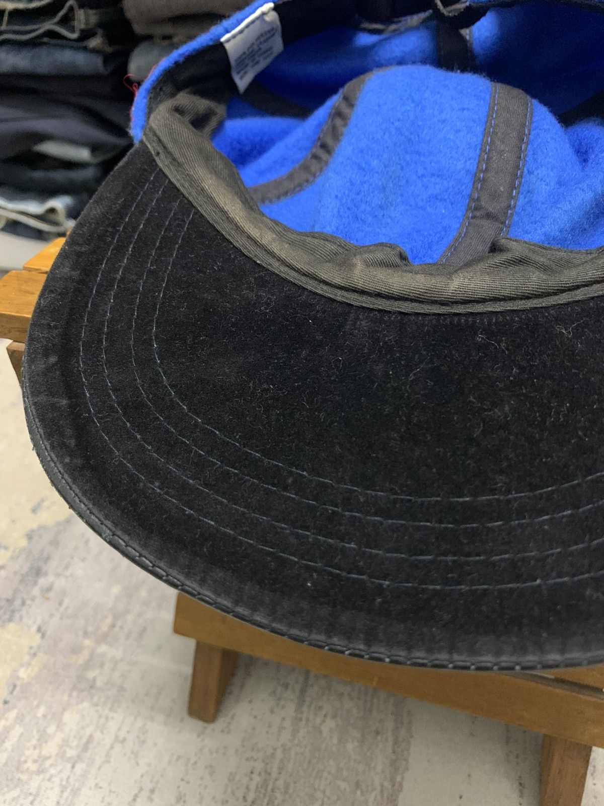 Other Vintage Fleece Wilson Leather Outdoor Strap Back Cap Size ONE SIZE - 7 Thumbnail
