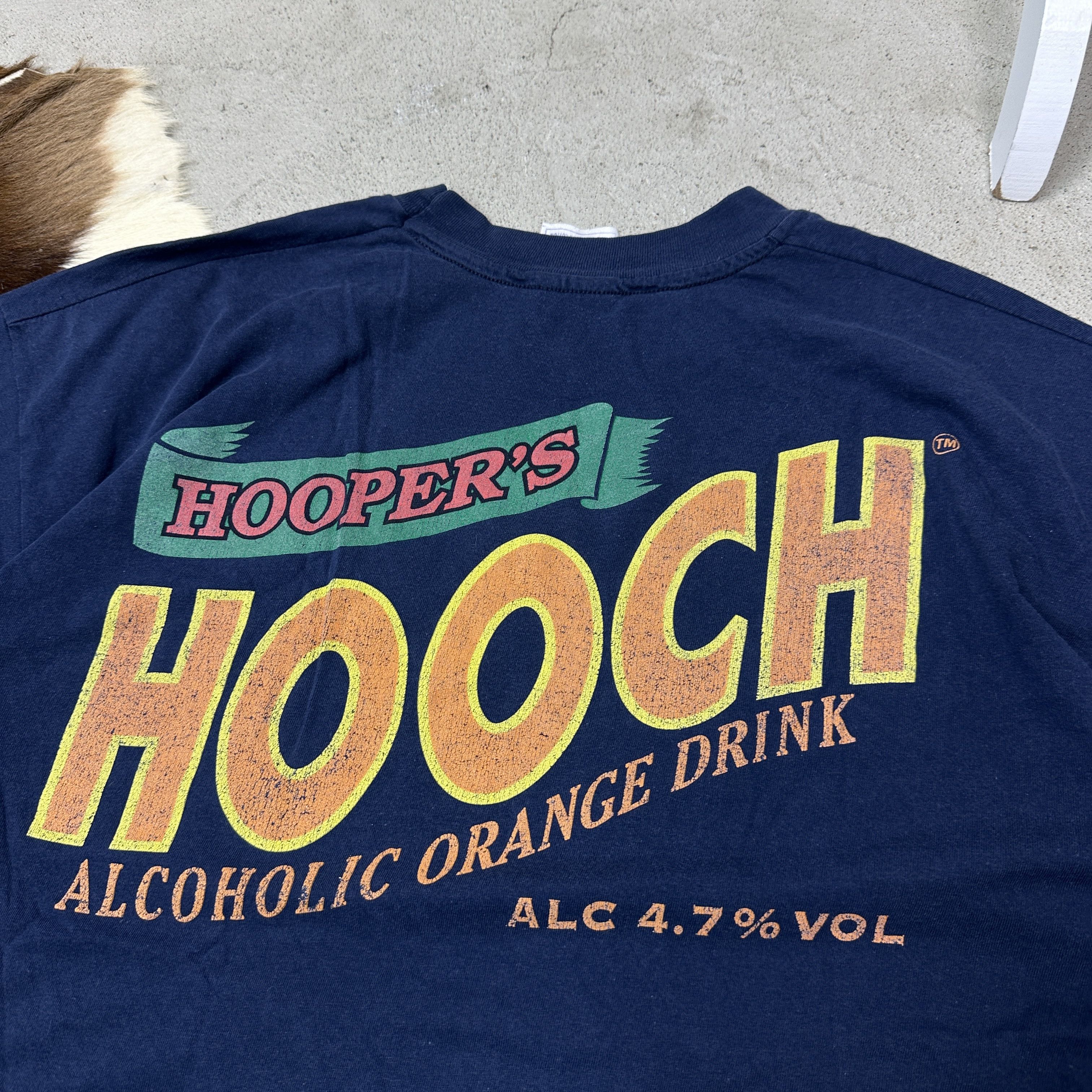 Vintage Vintage Old School Printed Hooch Drink T-shirt 90s Size US XL / EU 56 / 4 - 2 Thumbnail