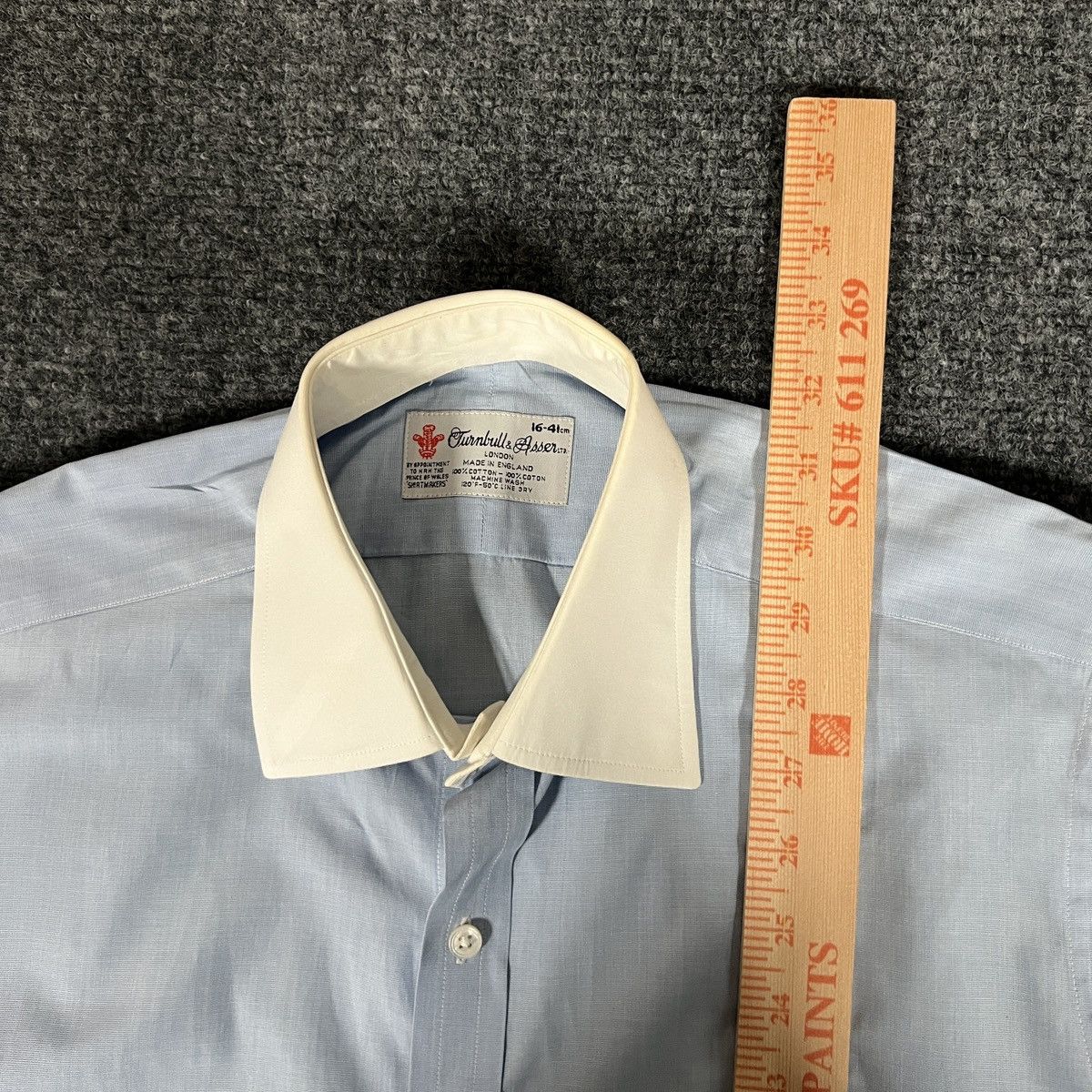 Turnbull & Asser Turnbull and Asser Blue and White Shirt Size US L / EU 52-54 / 3 - 10 Thumbnail