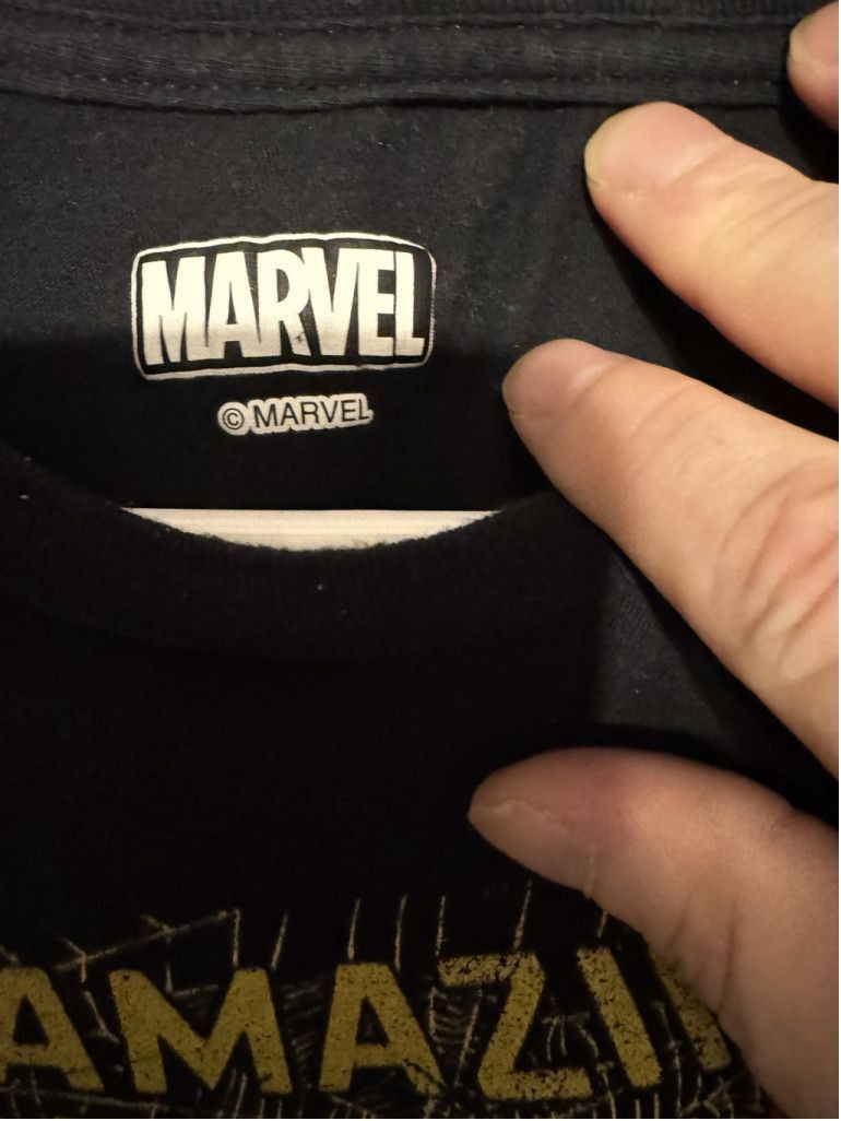 Marvel Comics Spider Man Spiderman Marvel Tee shirt Men Size L (?) Black Size US L / EU 52-54 / 3 - 4 Thumbnail