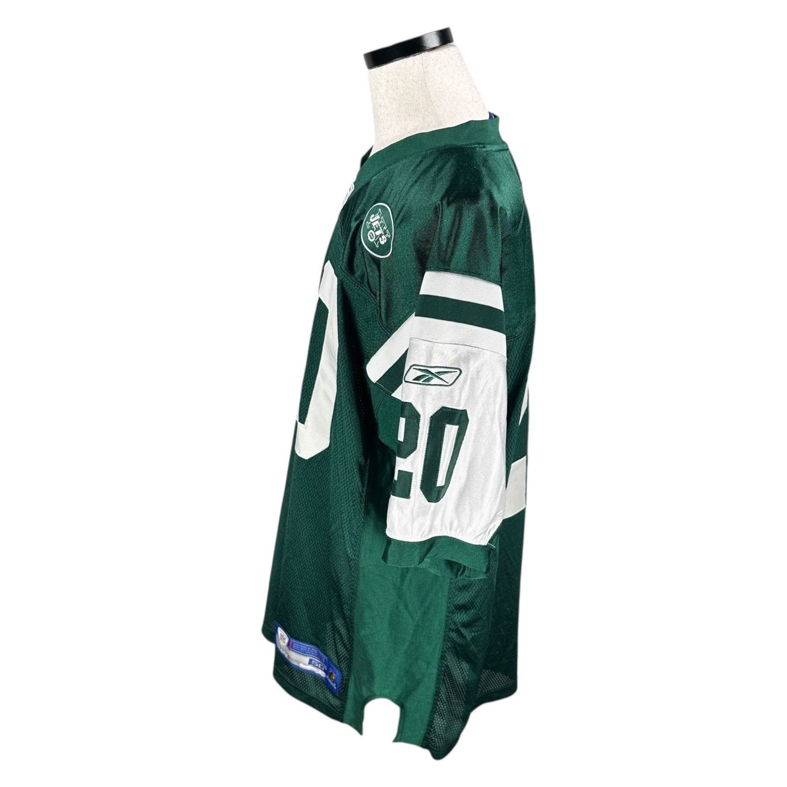 Reebok Reebok NY Jets Thomas Jones Jersey Mens 50 Green Stitched Size US XL / EU 56 / 4 - 5 Thumbnail