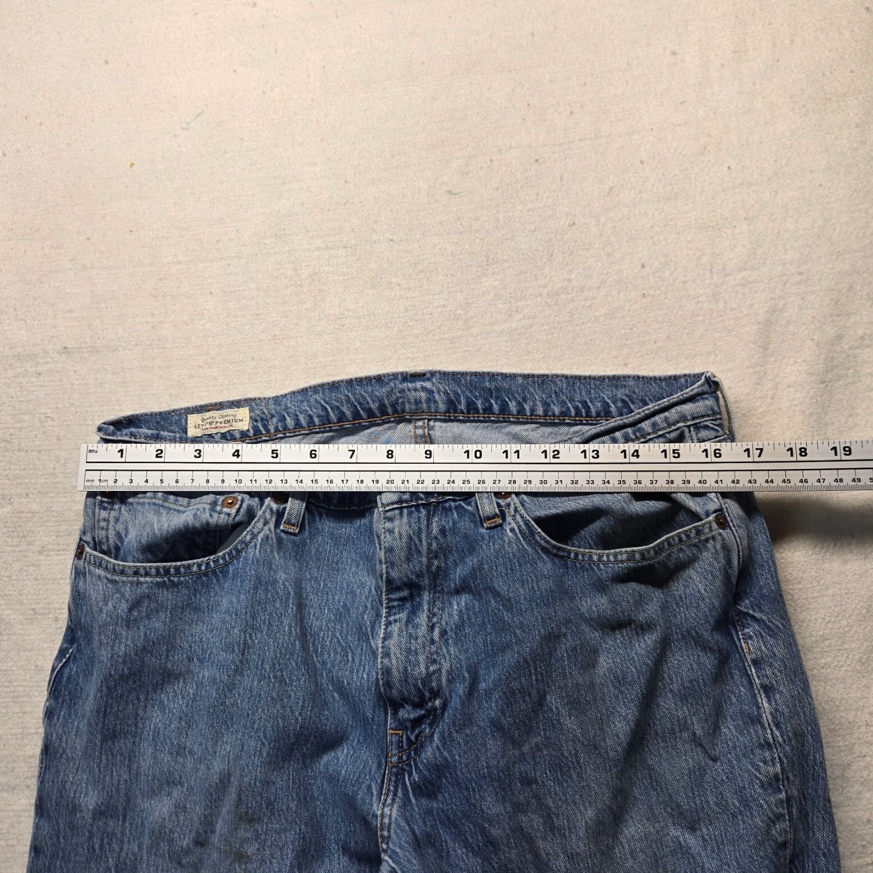 Levi's Levi’s 501 Jeans Denim Pants Men Adult Size 34 x 34 Blue Cotton Denim Straight 34 Inseam Mens Jeans Size US 34 / EU 50 - 7 Thumbnail