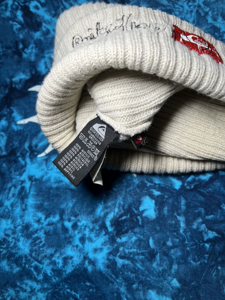 Quicksilver Vintage Cap Y2K Quiksilver White Hat Size ONE SIZE - 9 Thumbnail