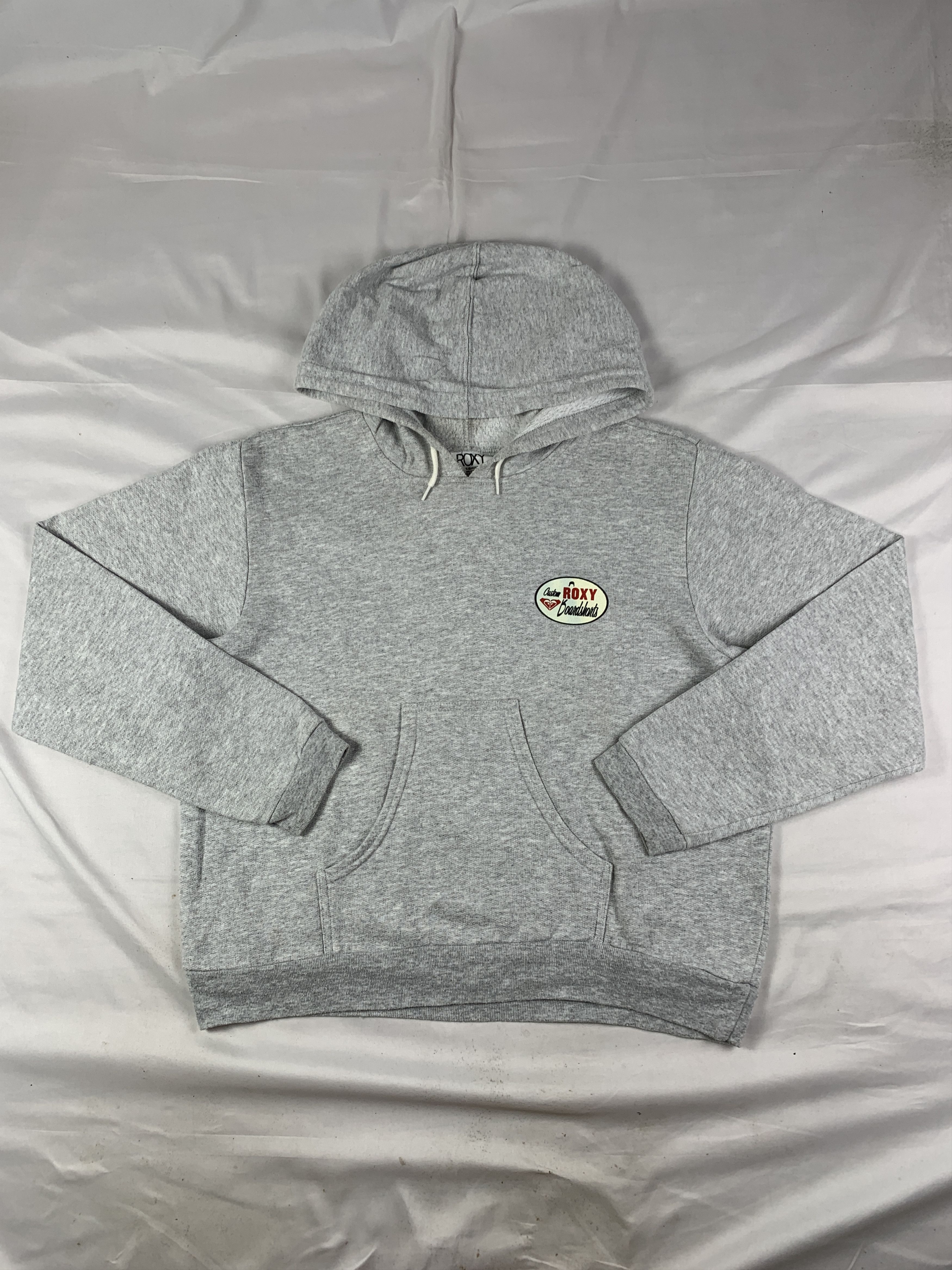 Quiksilver 2000s Roxy Surf Gray Boxy Hoodie (M) Size M / US 6-8 / IT 42-44 - 5 Thumbnail