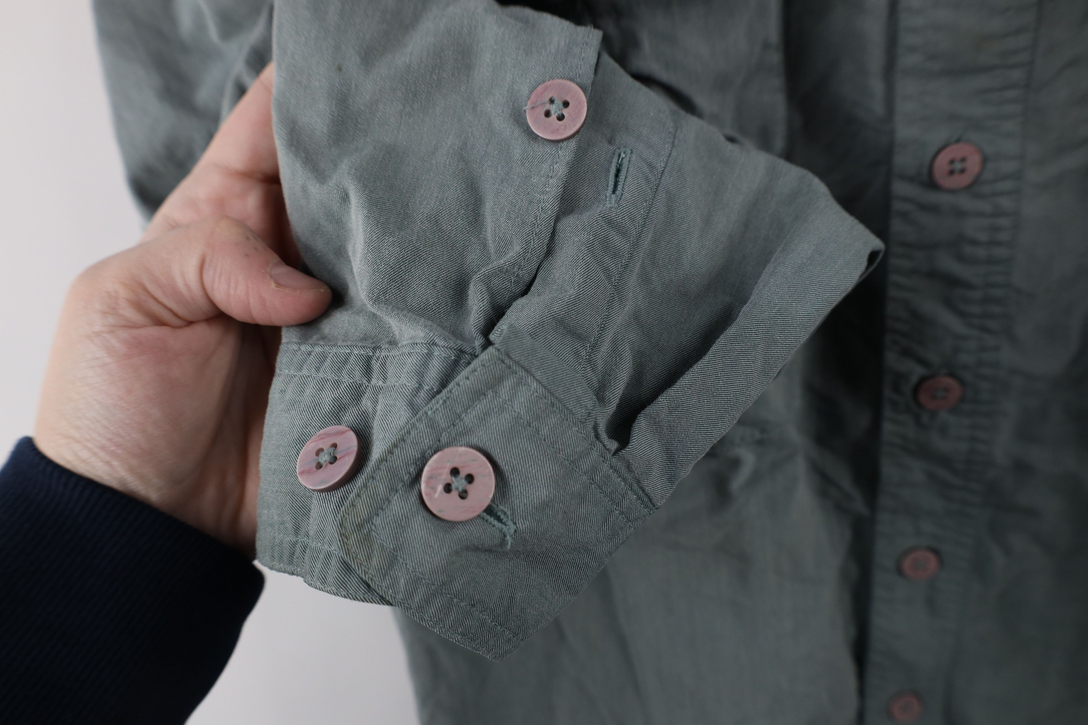 ExOfficio × Vintage Vintage 90s Exofficio Stonewash Hiking Safari Button Shirt Size US M / EU 48-50 / 2 - 10 Thumbnail