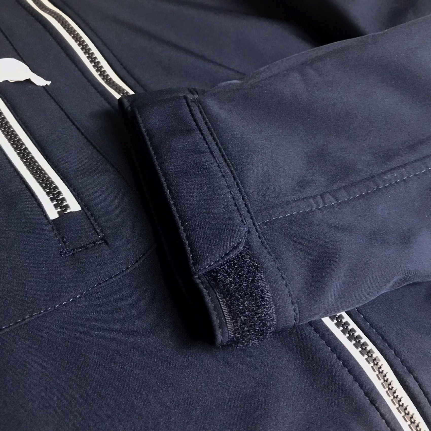 Vintage Clique Softshell Zip Jacket Unisex Dark Navy Blue S Size S / US 4 / IT 40 - 4 Thumbnail