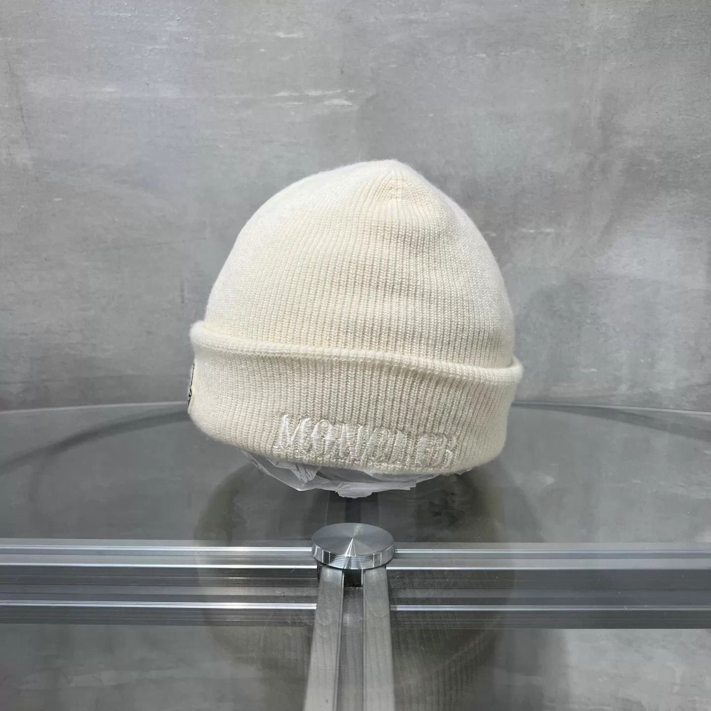 Moncler Moncler x Frgmt Embroidered Beanie New DY9435 Size ONE SIZE - 2 Thumbnail