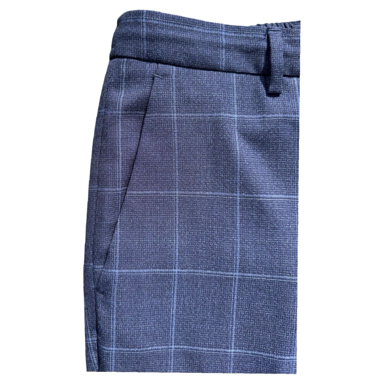 Vintage Hugo Boss Sweatpants Blue Checkered Drawstring 48 Men Pants Regular Size 48 Mens Size US 32 / EU 48 - 6 Thumbnail