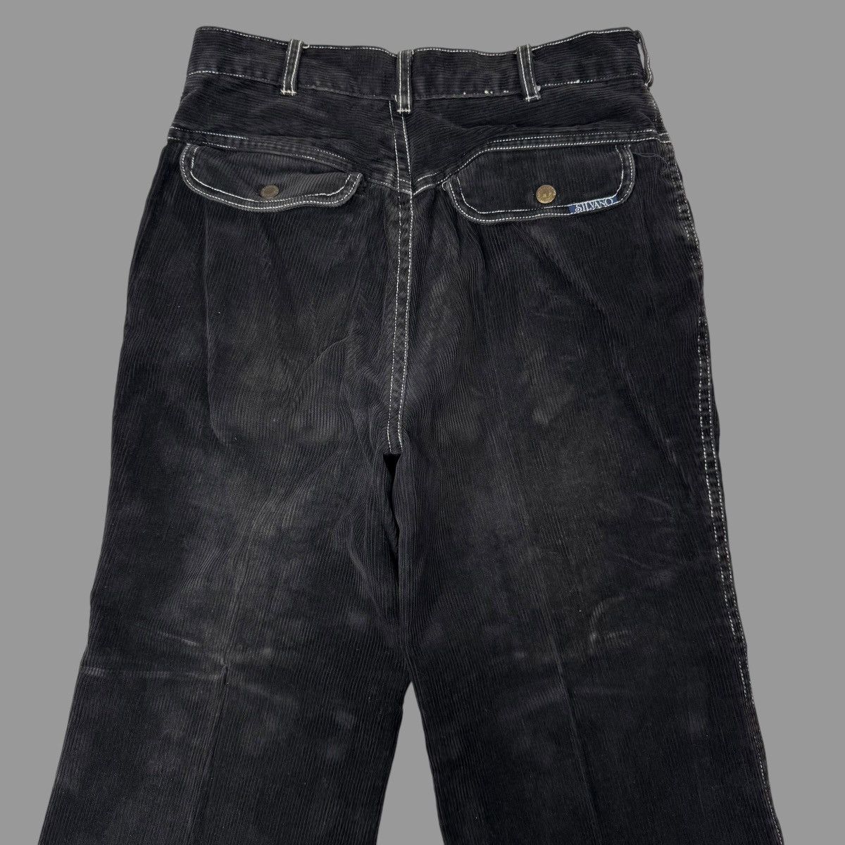 Vintage Vintage 1970s black corduroy pants Size US 28 / EU 44 - 3 Thumbnail