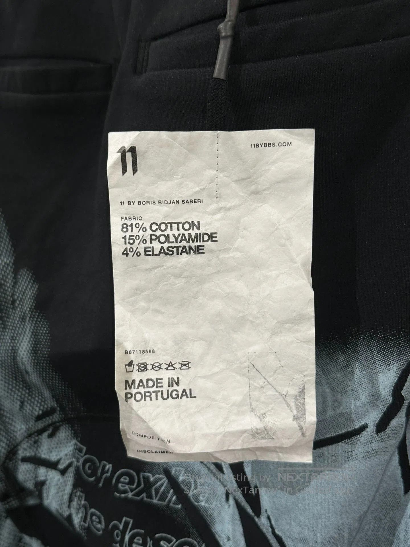 11 By Boris Bidjan Saberi Boris Bidjan Saberi 11by bbs P3C Joggers. Size US 26 / EU 42 - 9 Thumbnail