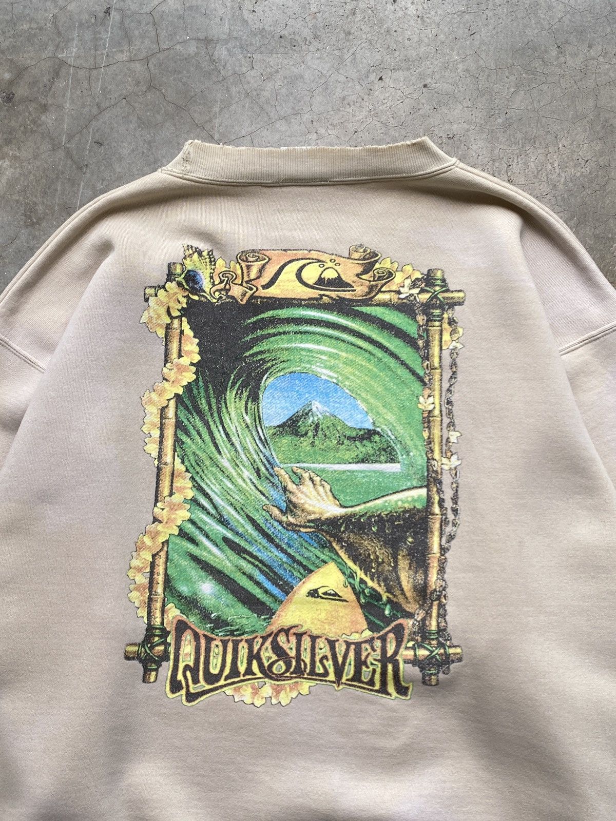 Quicksilver Vintage 90s Quicksilver Surf Sweatshirt Size US M / EU 48-50 / 2 - 5 Thumbnail