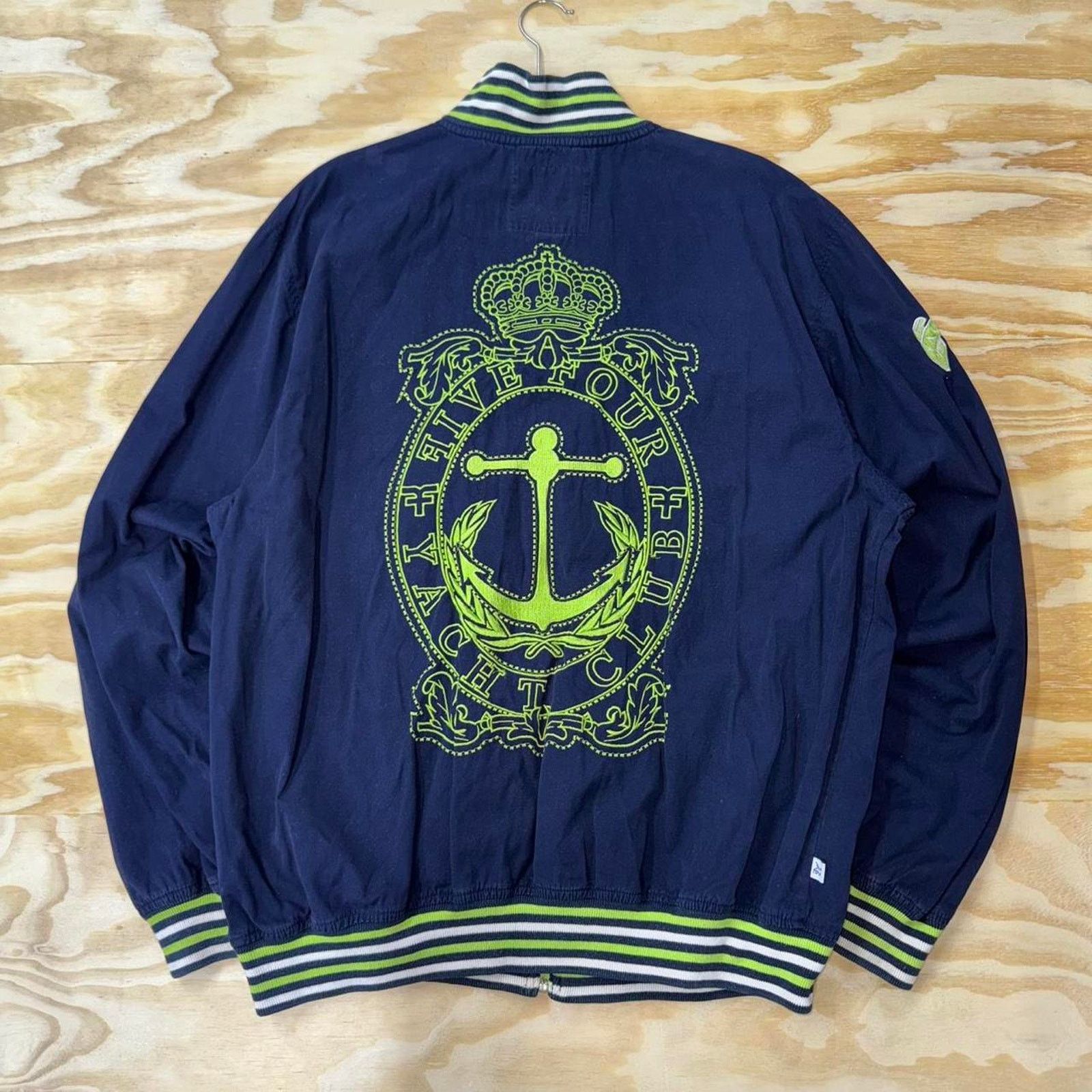 Nautica Vintage y2k five four 2000 nautica embroidered zip up jacket Size US XXL / EU 58 / 5 - 1 Thumbnail