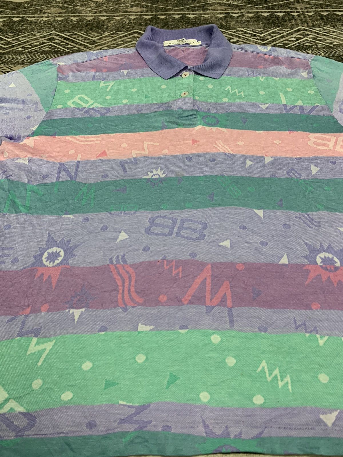 Balenciaga 90s BALENCIAGA PARIS MONOGRAM DESIGN Size US L / EU 52-54 / 3 - 3 Thumbnail