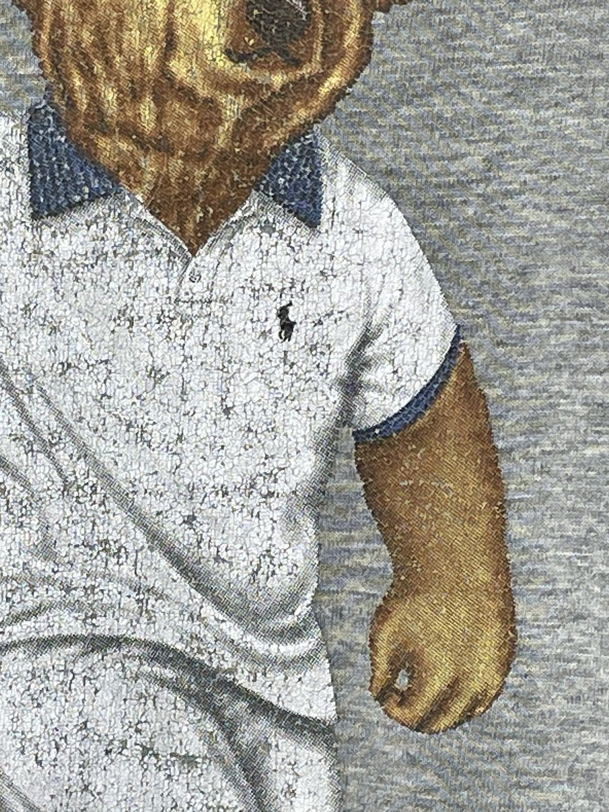 Polo Ralph Lauren × RRL Ralph Lauren × Vintage T-Shirt Polo Bear Tennis OG Vintage Size US XXL / EU 58 / 5 - 6 Thumbnail