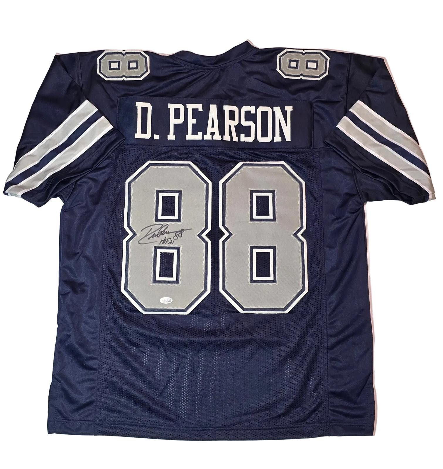 Other Drew Pearson Signed Custom Football Jersey JSA Hologram (XL) Size ONE SIZE - 2 Thumbnail