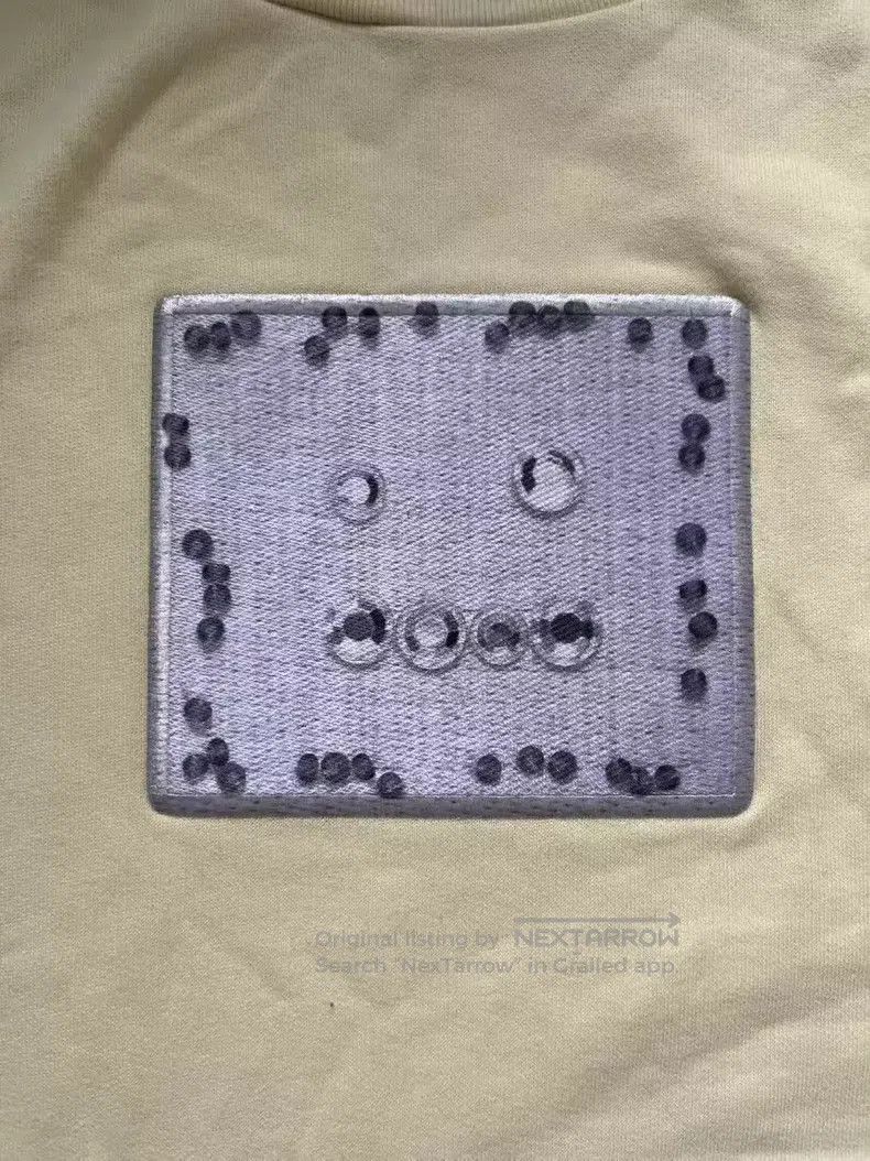 Acne Studios Acne Studios Beaded Sport Long Sleeve Hoodie - Yellow Size US M / EU 48-50 / 2 - 3 Thumbnail
