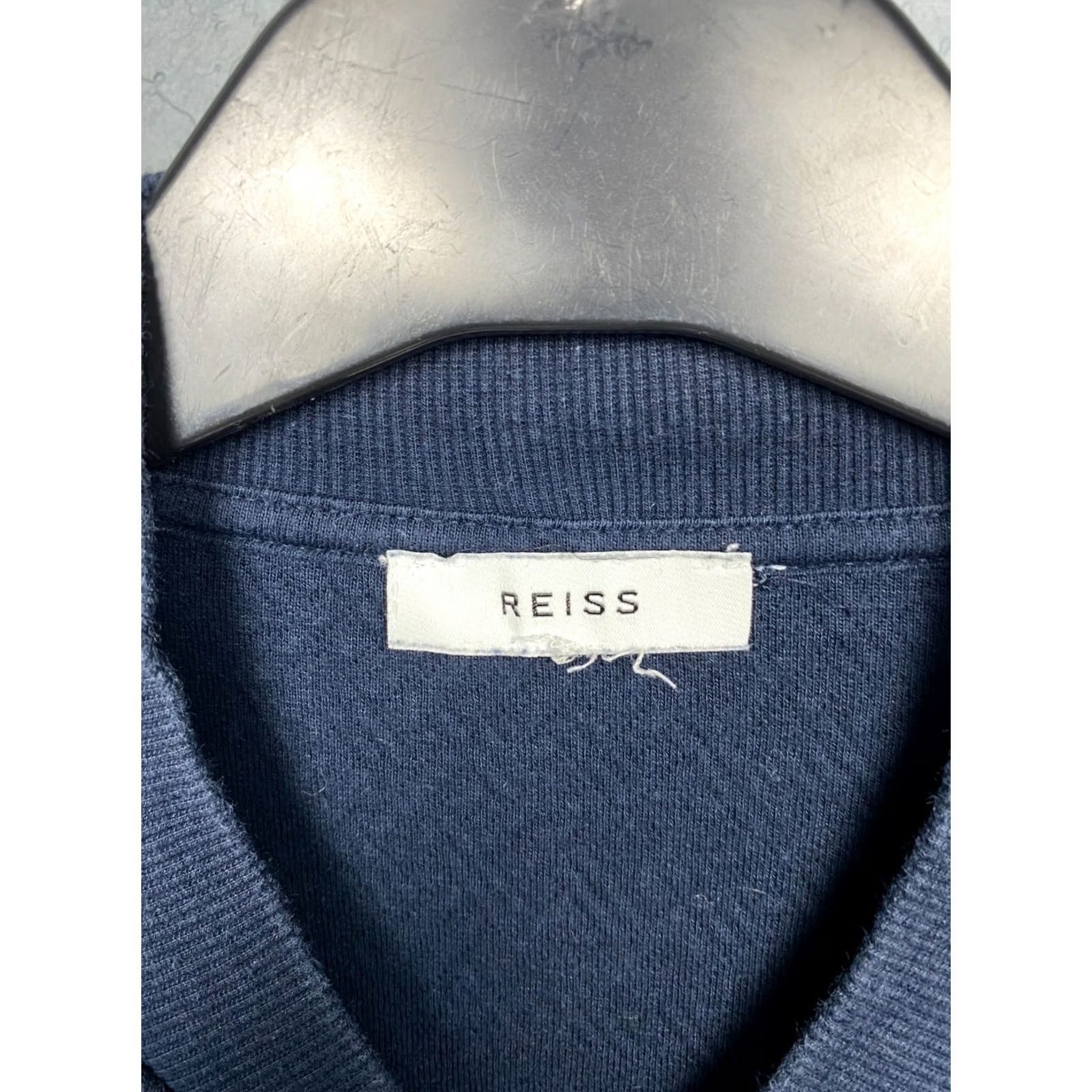 Reiss Reiss Jacket Bomber Mens Cotton Blue L Size US L / EU 52-54 / 3 - 3 Thumbnail