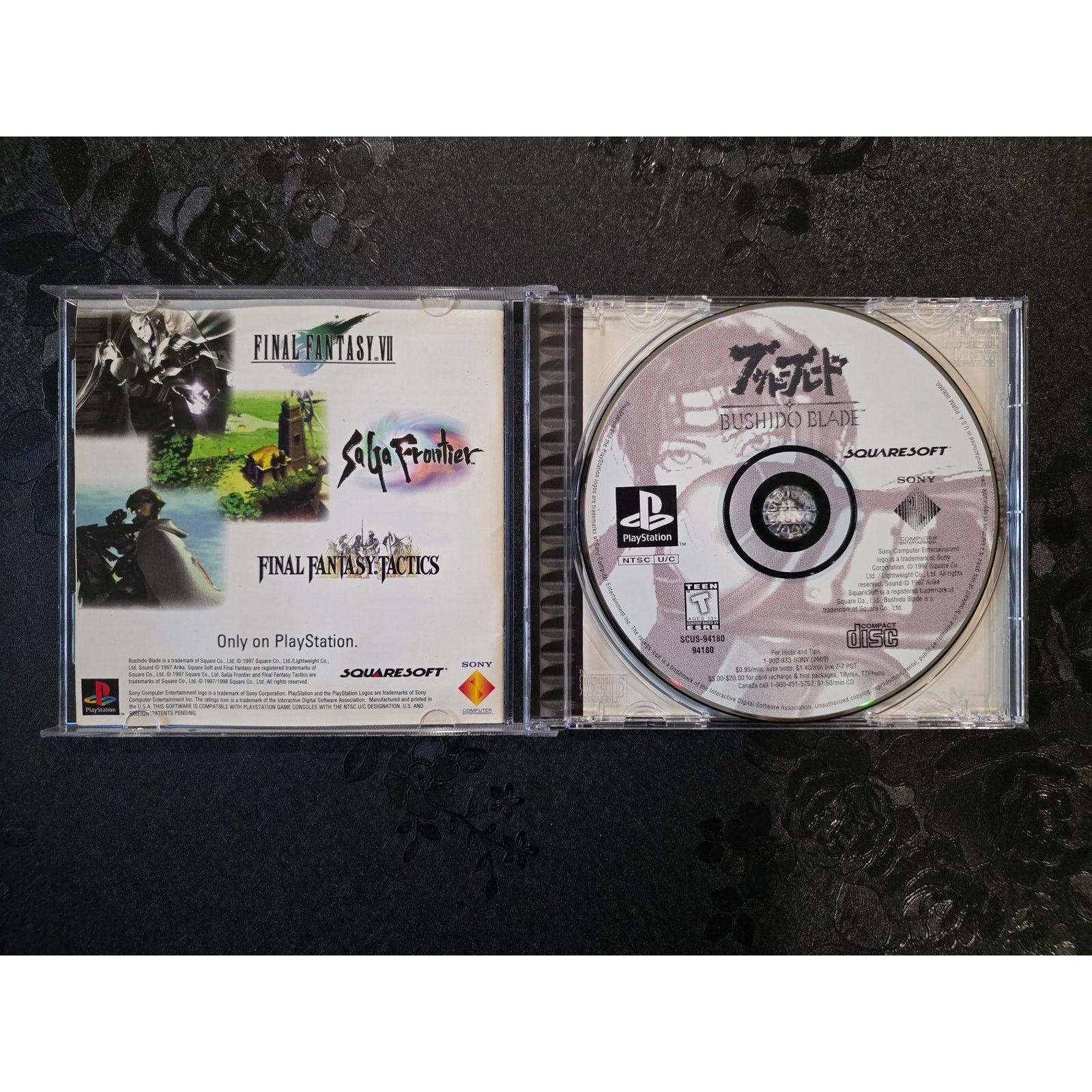 Sony Sony PlayStation (PS1) Squaresoft Bushido Blade 1997 Size ONE SIZE - 2 Thumbnail
